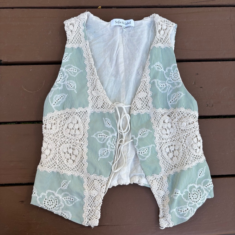Sofie the Label Mariana Tie Vest Top | Size S
